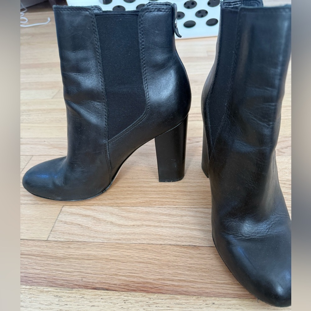 Sam Edelman Black Leather Ankle Booties - Picture 8 of 8